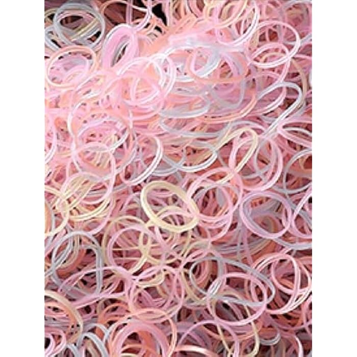 2000pcs Small Elastic Hair Ties In Ziplock Bag, High Elasticity Strong Hold Hair Bands - Image 3